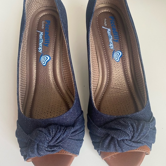 Piccadilly cloud maxi therapy.Size 7. Blue fabric.made in Brazil - Picture 1 of 4
